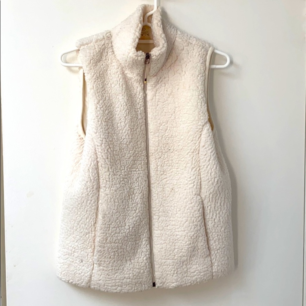 Faux sterling zip vest